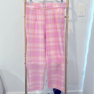 Sugar Thrillz Plaid Capri Peddle Pushers EUC! XS